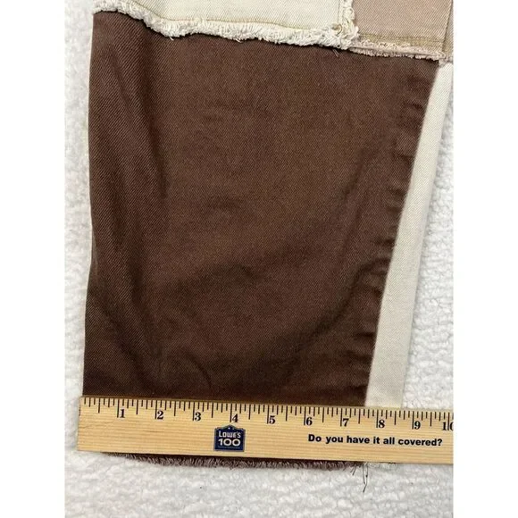 Hollister Jeans Womens Sz 31 Ultra High-Rise Dad Jean Patchwork Vintage‎ 90s Y2K - Picture 13 of 15